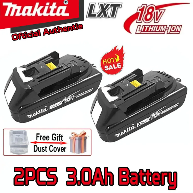 

100% Genuine Makita 3Ah/6Ah//5Ah For Makita 18V Battery BL1830B BL1850B BL1850 BL1840 BL1860 BL1815 Replacement Lithium Battery