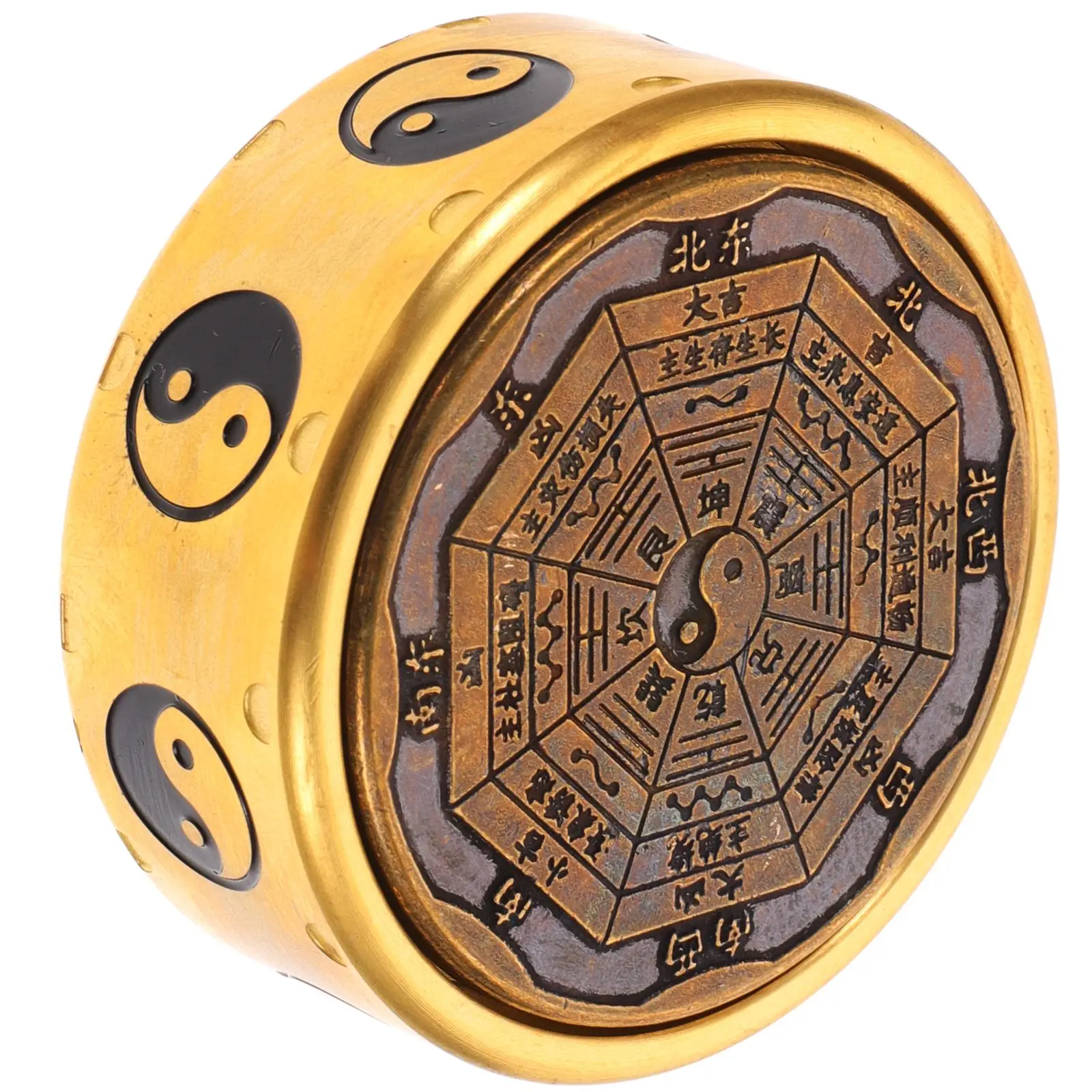 Pure Brass Toy Metal Rotating Finger Gyro Finger Gyro Adults Leisure Toys Rotating One-handed