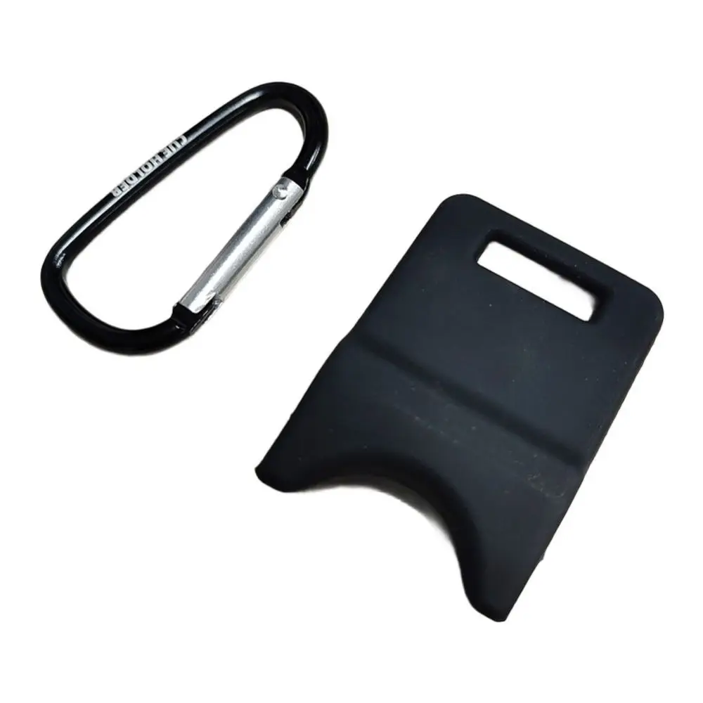 Compact Rubber Billiard Cue Holder Portable Lightweight Cue Support Hook Practical Single Slot Billiard Club Rack Billiard Hall