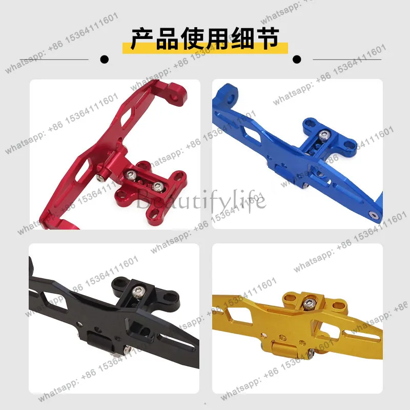 Motorcycle general modification CNC aluminum alloy folding telescopic turn signal bracket