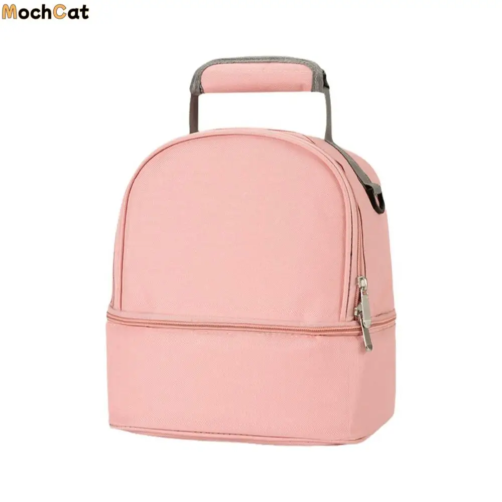 

Нейлоновый изоляционный рюкзак для мамы, двухслойная сумка для детских подгузников, износостойкая большая вместительная сумка на плечо для мамы