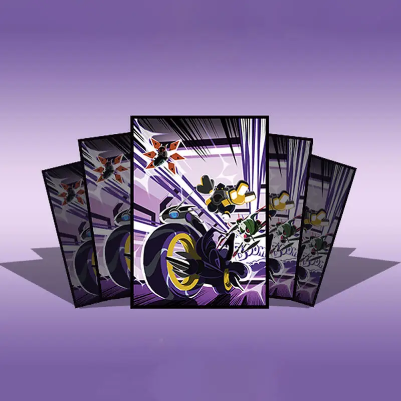 

Набор из 60+ шт. защитных чехлов для карт Miraidon Masuda Method, для коллекционных аниме-карт, 66*92 мм, подарок, игрушка