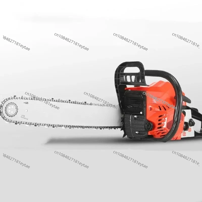 88.8KW 98CC Handle Chainsaw 4-stroke A-ir Cooled Gasolin-e Chain Saw Machine Cutting Wo-od Woodworking Tools 23800rpm