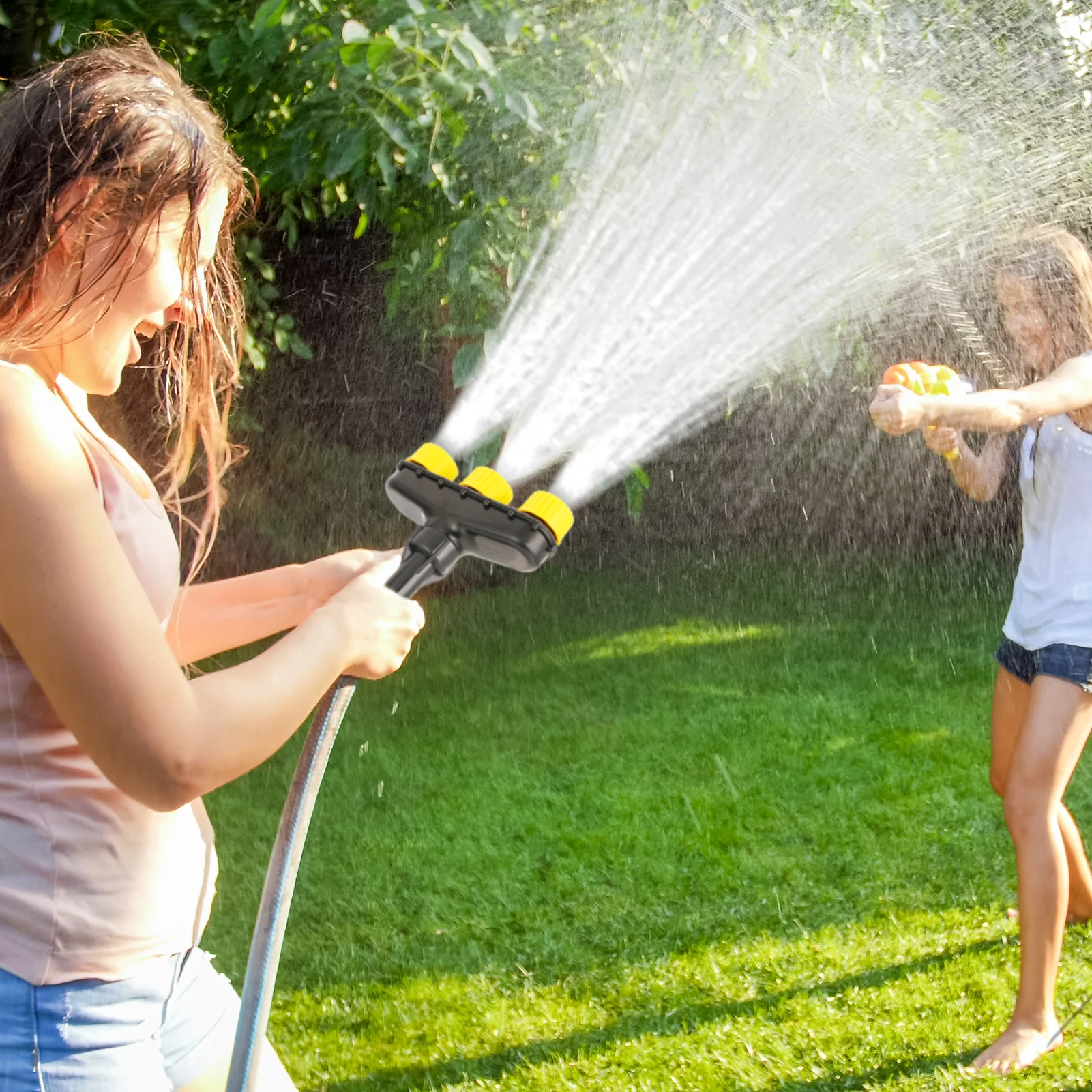 

Garden Hose Sprayer Nozzle Watering Pipe Garden Water Spray Misting Nozzle Perfect for Lawn Garden and Yard