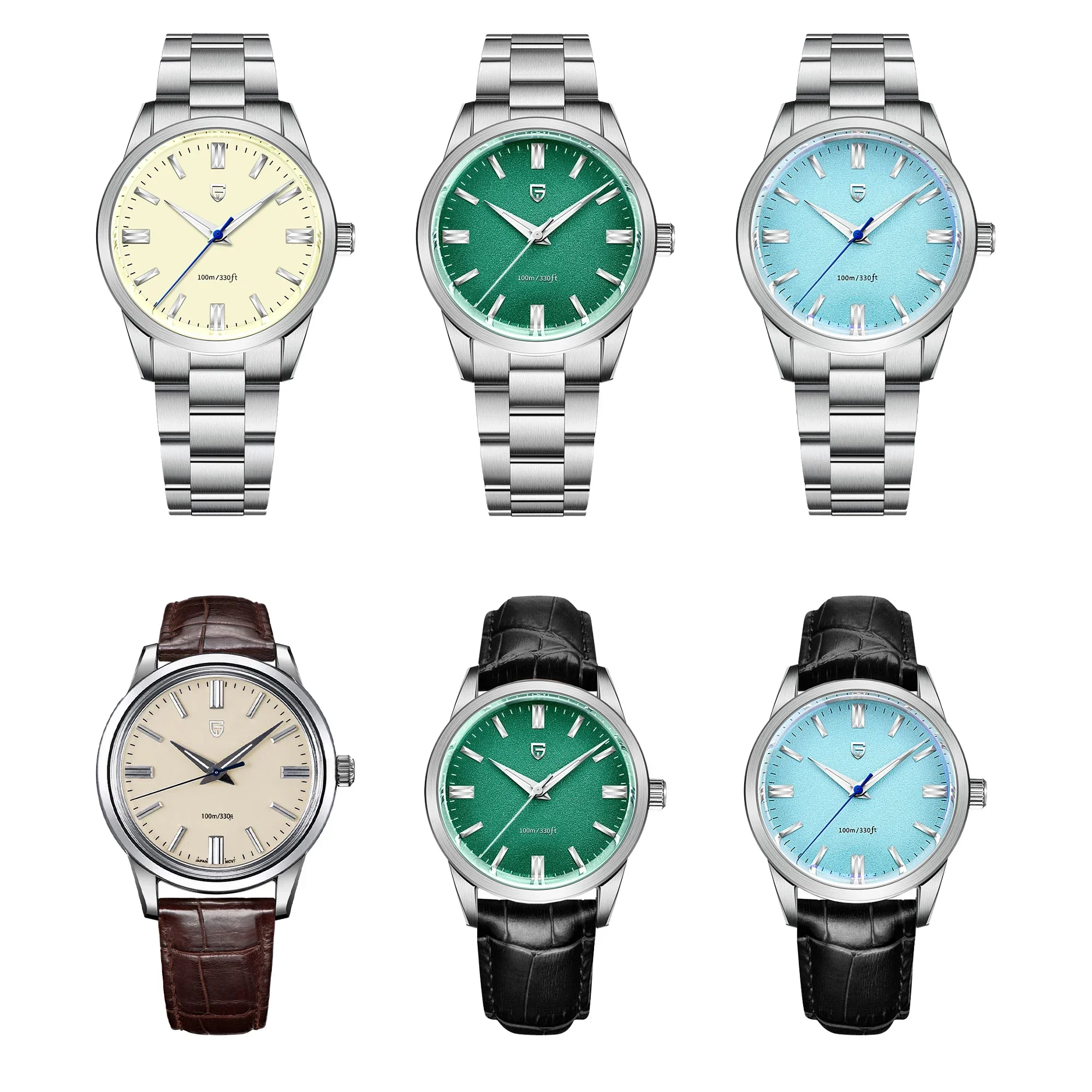 2025 PAGANI DESIGN 38MM Men\'s Classic Fashion Quartz Watches PD1731 VH31 Mov Stainless Steel Sport Waterproof Clock reloj hombre