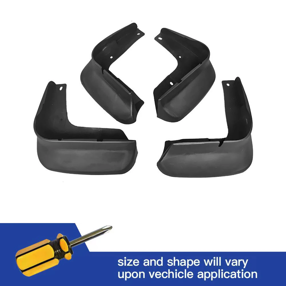 

4Pcs Front &Rear Mud Flaps Splash Guards Mudguards Black Fit For Honda Odyssey 2005 2006 2007 2008 ,not for north america models