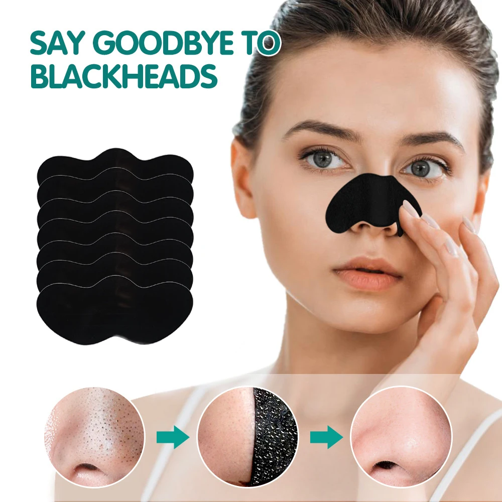 Nose Blackhead Remover Mask Deep Cleansing Pore Cleaner Sticker Acne Treatment Mask Skin Care Nose Black Dots Clean Strips