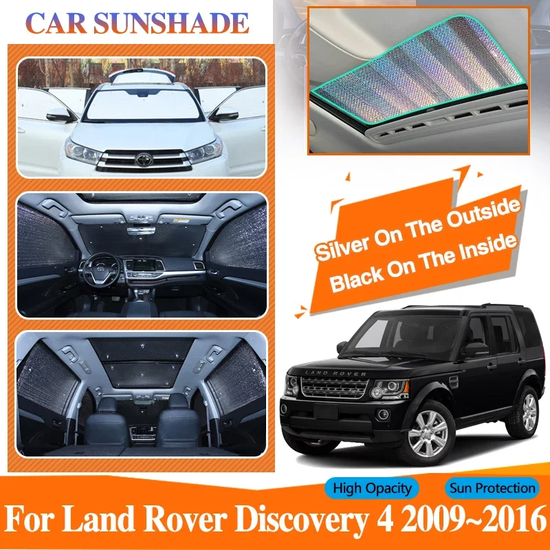 

Полное покрытие солнцезащитный козырек для Land Rover Discovery 4 LR4 L319 2009 ~ 2016, автомобильный солнцезащитный козырек с защитой от ультрафиолета, лобовое стекло, козырек, автомобильные аксессуары