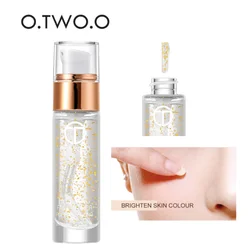 Wholesale O.TWO.O Gold Makeup Primer Invisible Pores Base Gel Oil Control Brighten Face Foundation Cream Before Makeup 20ml