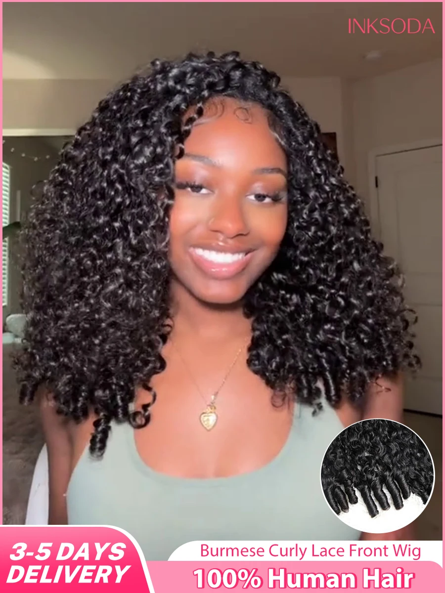 

40 дюймов 13x6 бирманских вьющихся человеческих волос парики для женщин бразильские 180% плотность 13x4 глубокая волна HD прозрачный полный парик фронтальной части шнурка