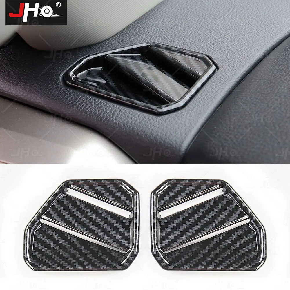 

JHO 3rd GenTundra Dashboard AC Air Conditioner Vent Outlet Cover Carbon Grain Trims 2022 2023 Toyota Tundra Interior Accessories