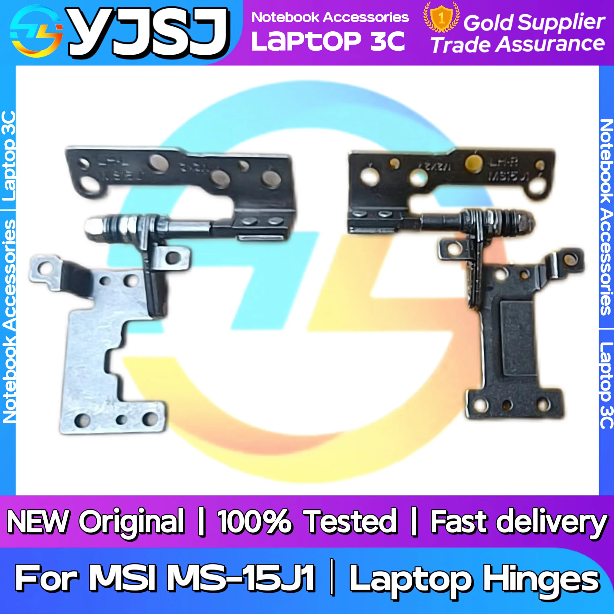 

New Original Laptop Notebook Hinges For MSI MS-15J1 built-in left and right Hinges LCD Screen Hinge