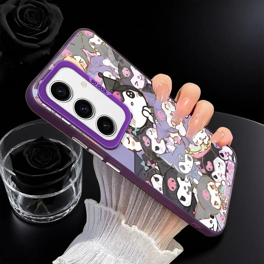 Kuromi anime volta capa de telefone para samsung galaxy a33 a34 a32 a25 a53 a24 a22 a52 a73 a36 a26 a23