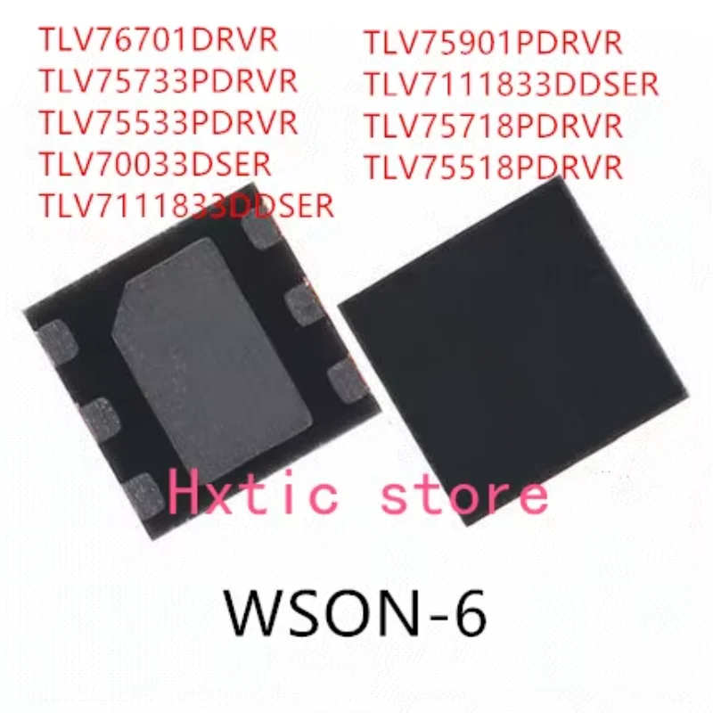 10PCS TLV76701DRVR TLV75733PDRVR TLV75533PDRVR TLV70033DSER TLV7111833DDSER TLV75901PDRVR TLV75718PDRVR TLV75518PDRVR IC