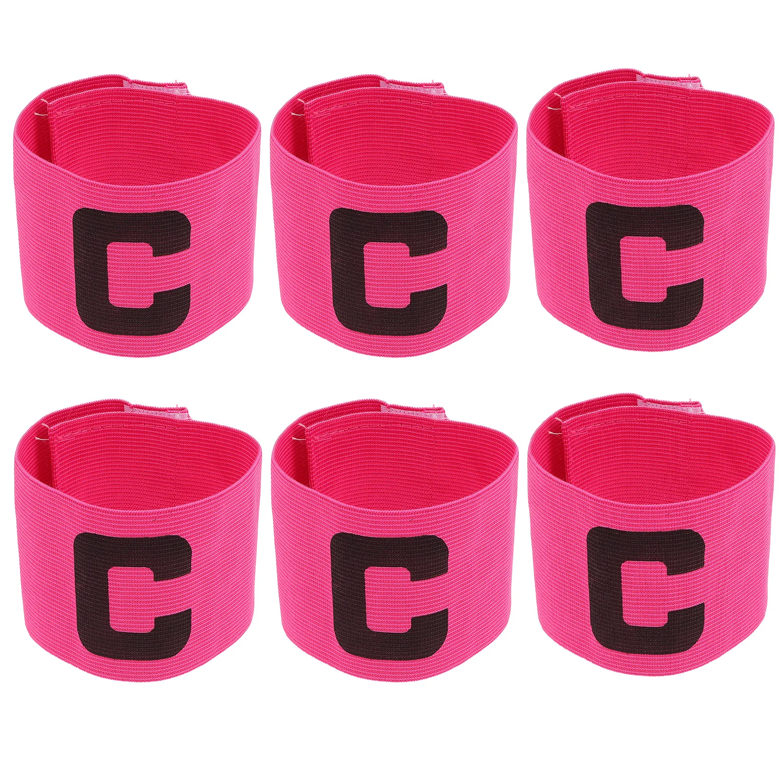 

6pcs Football Armbands Soccer Arm Bands Arm Sleeves Football Youth for Youth Adults Team Training Match Sport Accessory