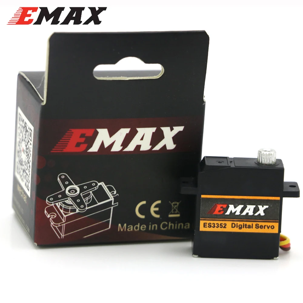 EMAX ES3352 4.8V/6.0V 2.4/2.8Kgf.cm bezszczotkowy serwomechanizm cyfrowy Futaba wtyczka JR dla RC szybowiec Model/samolot części do zdalnego