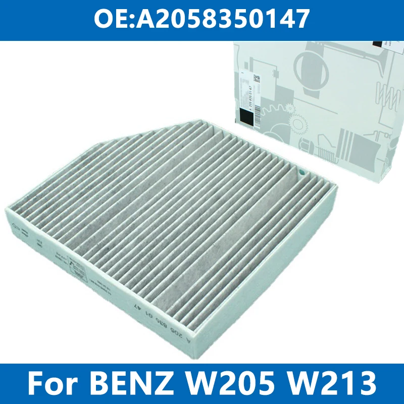 

Car Air Conditioner A2058350147 For Mercedes Benz C E GLC W205 W206 W213 C200 CDI C300 e EQ E300 GLC220d 250 GLC300 Cabin Filter