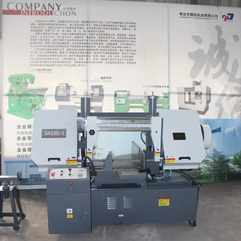 Horizontal GH4240 Band Saw Machine Metal Cutting Saw Blade With Core Motor Component