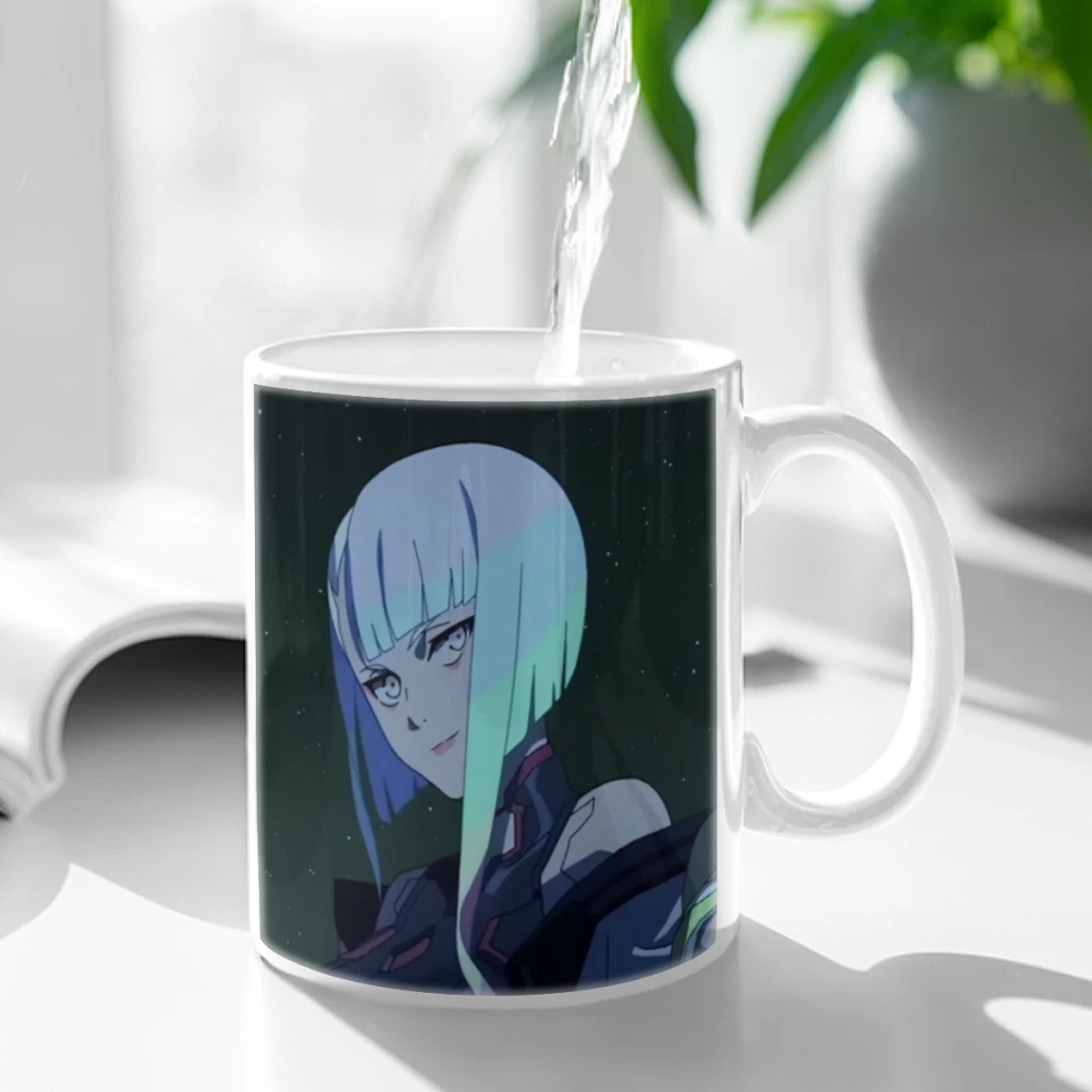 Anime C_Cyberpunks C-Cool E-Edgerunners Free shipping 11OZ Coffee Mug Beer Mugs Tea Milk Cup For coffee Surprised Gift