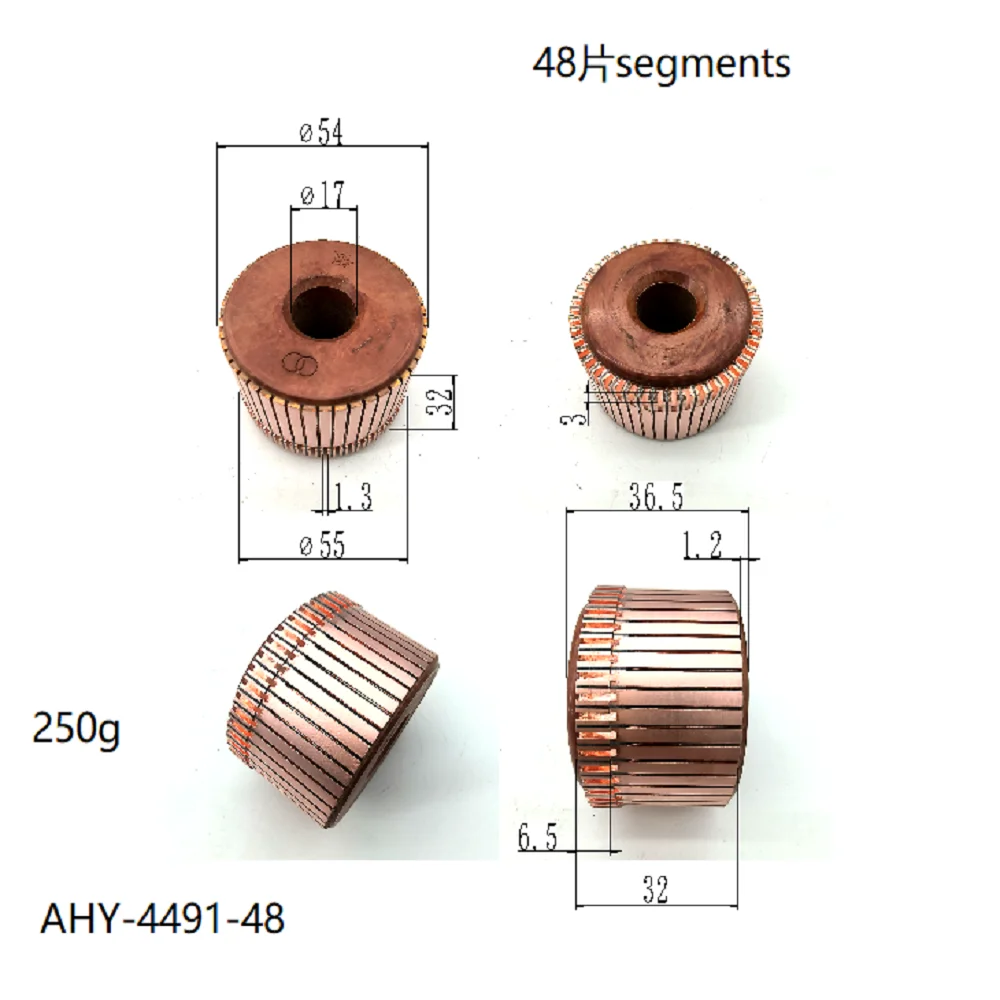 54*17*32*48P Commutator Ahy-4491-48