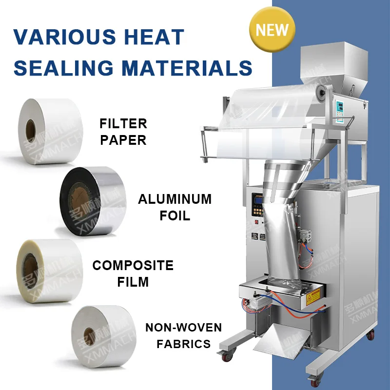 ماكينة تغليف عمودية أوتوماتيكية متعددة الوظائف للأطعمة الخفيفة ورقائق البطاطس والفشار ورقائق الموز وأكياس كبيرة