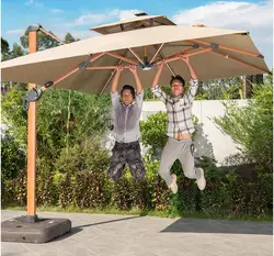 Outdoor sun umbrella courtyard umbrella villa garden outdoor open-air large sun umbrella stall Roman umbrella