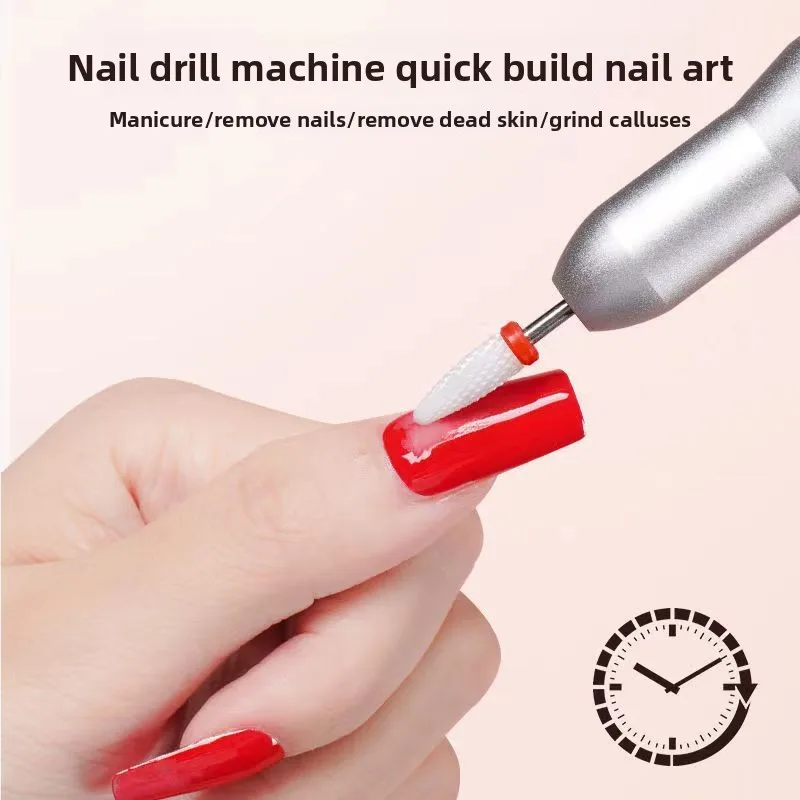 Trapano elettrico per unghie portatile multifunzione professionale 20000 giri/min Strumento portatile ricaricabile per la rimozione delle unghie per set manicure da salone