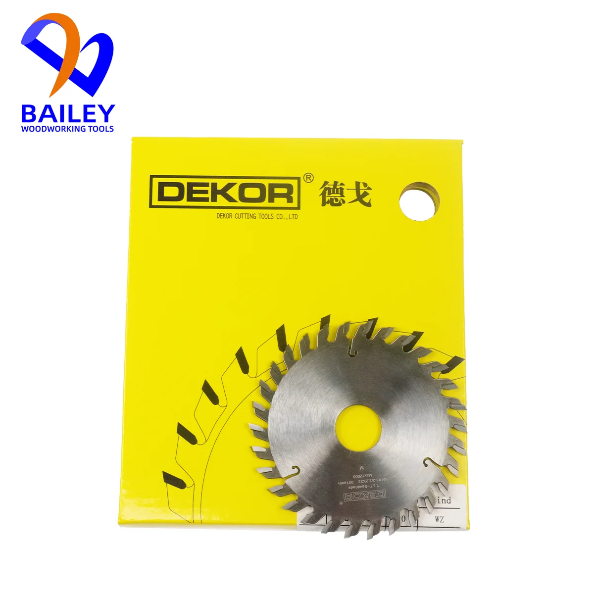 BAILEY 1PC 104x3.2/2.2x22mm Electronic Tungsten Steel Saw Blade Diamond Cutting Disc Milling Cutter Metal Woodworking Tool