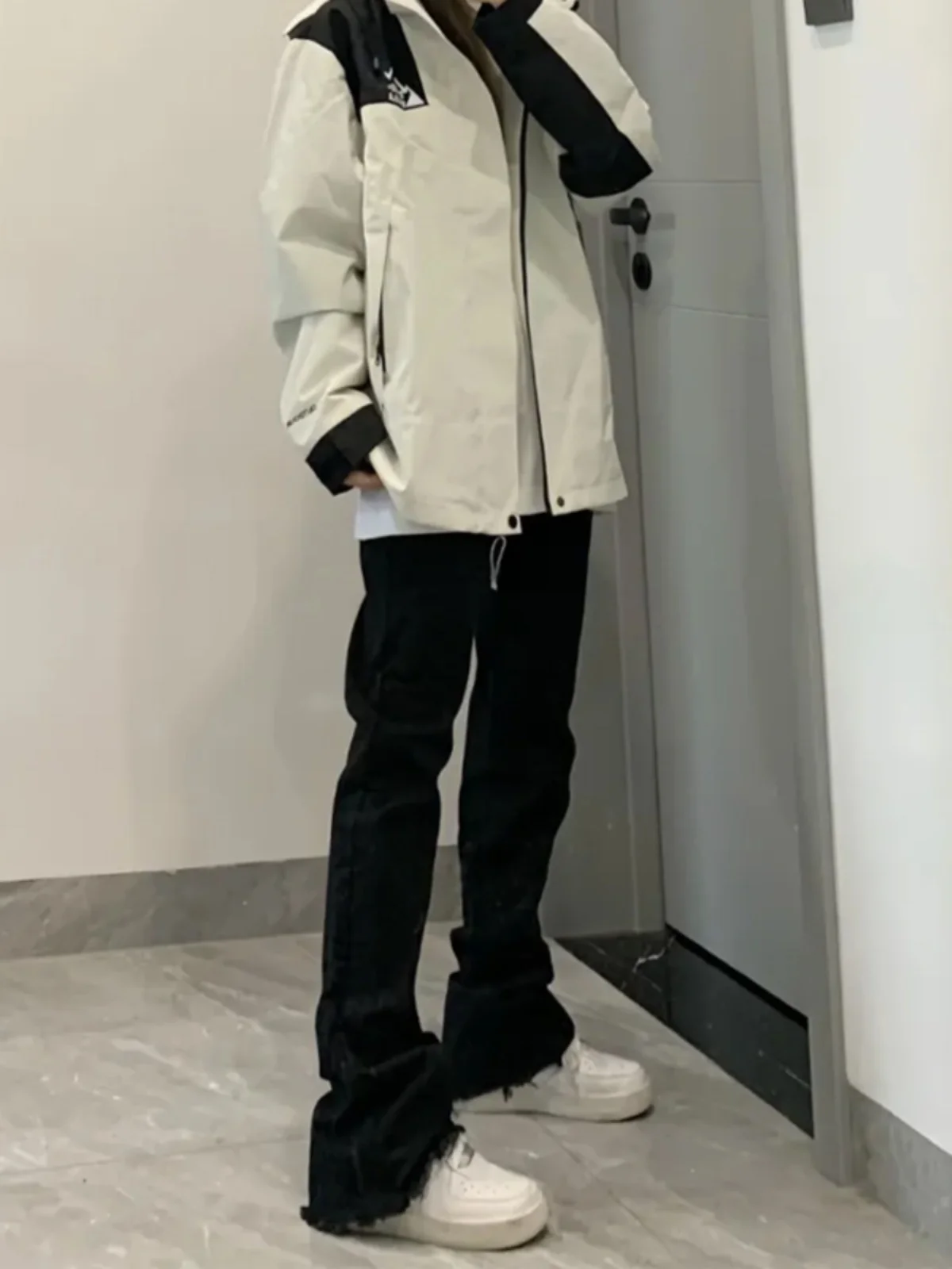

Мужские джинсы Cleanfit High Street Micro Flare, облегающие, укороченные, прямые, повседневные, для создания образа OOTD