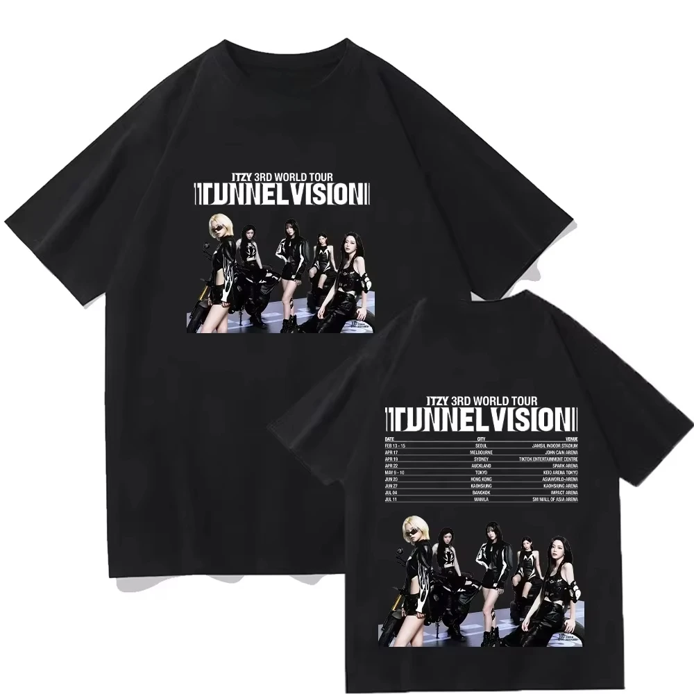 2026 Double Sides Portrait Print T Shirt, Unisex Loose Short Sleeve Crew Streetwear Casual Graphic Top For Men Women Fan Gift