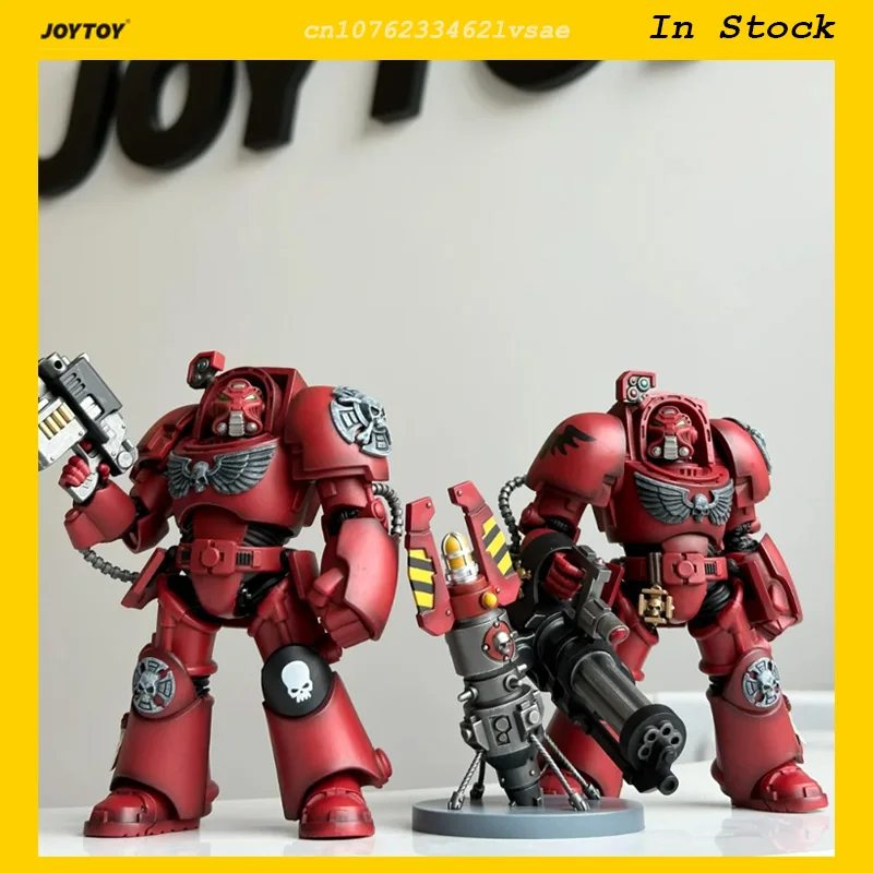 JOYTOY Blood Angels Terminator Squad 1/18 Action Figure Warhammer 40K Anime Figure 14.3 Joint Movable Doll Collection Toy Gifts