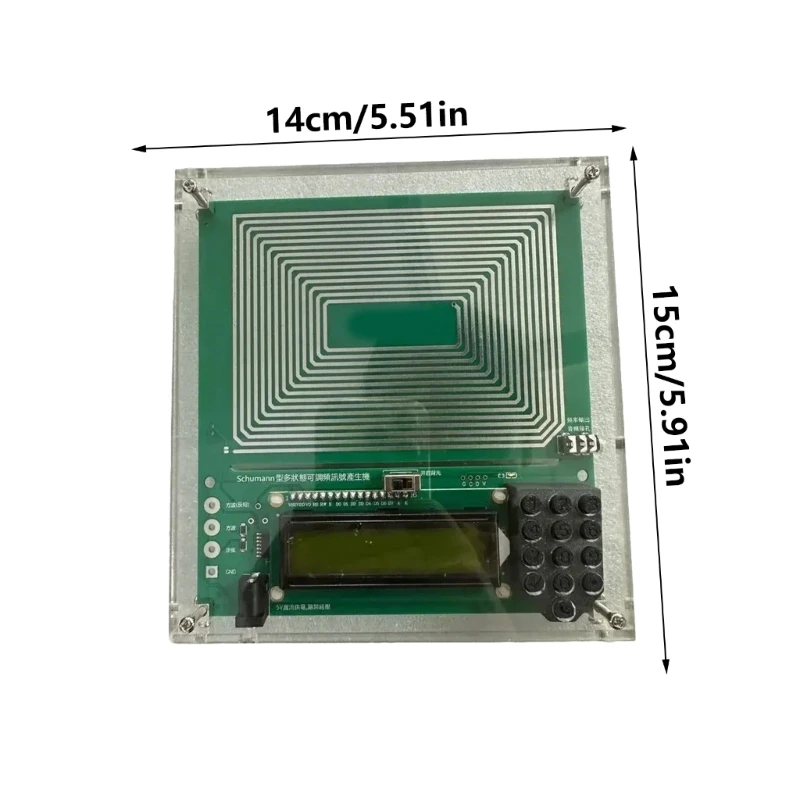 Precise Schumann Generator Delivering Sine And Square With Adjustable