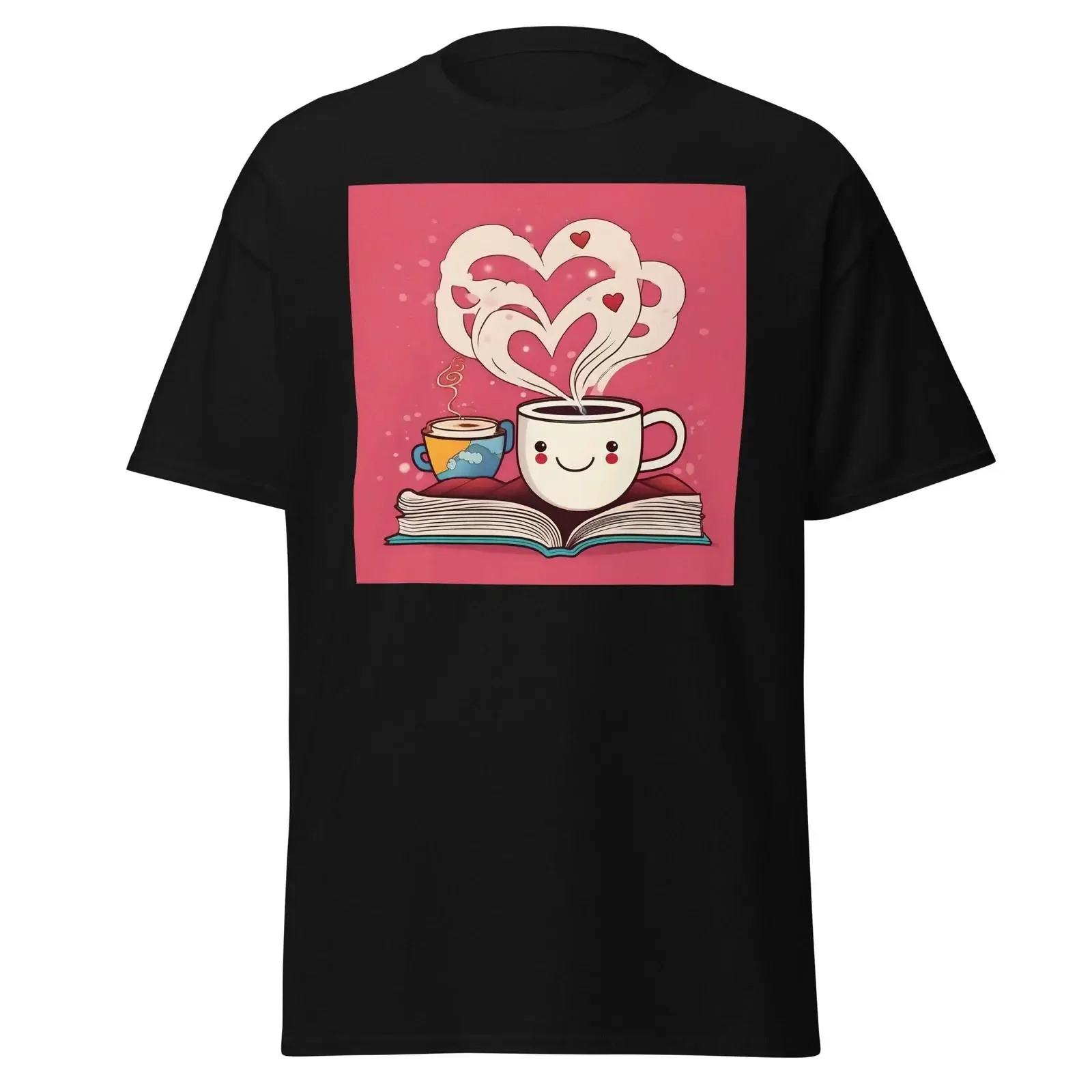 Coffee First 1 Classic T Shirt vintage Washed streetwear Slightly Comfortable homme Versatile graphic Casual designer clothes