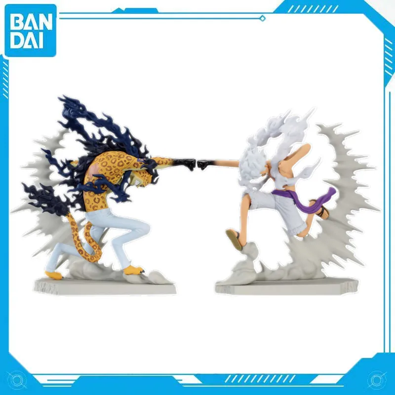 

Bandai натуральная аниме One Piece Monkey D Luffy Nika Form Lucci Leopard Awakening Фигурка Модель 11 см Игрушка из ПВХ Подарочная кукла Коллекционная