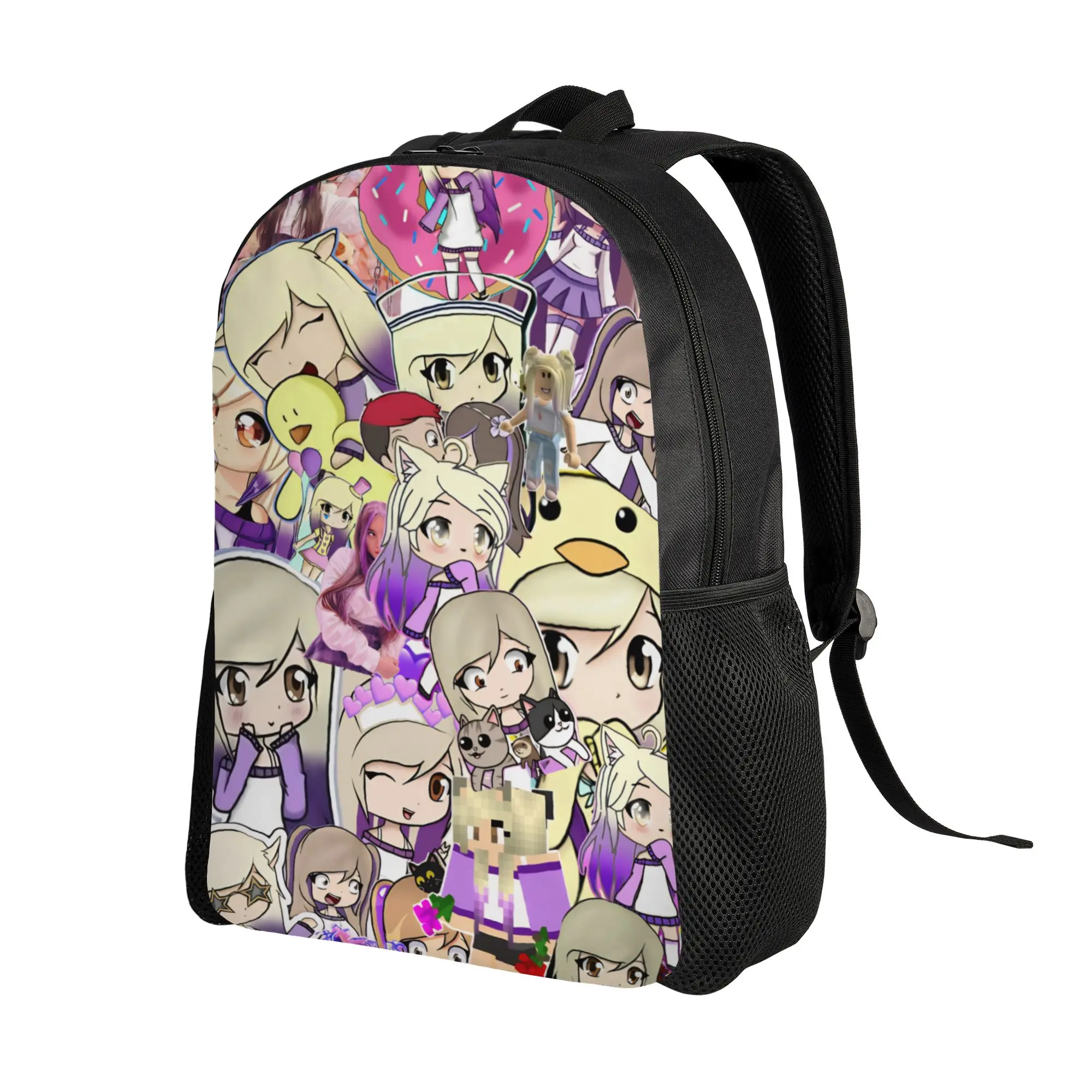 Dense Real Mix Collage Lyna Vallejos  Little Backpack for Boys Girls Toddler Kawaii Backpacks School Bags