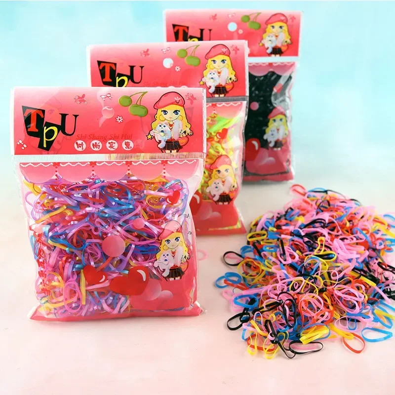 New Dog Colourful Pet Rubber Band Elastic Hair Bands Headband Children Ponytail Holder Bands Dog Grooming Hair Accessories