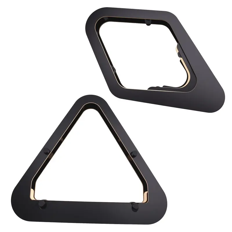 

Billiards Accessories 2PCS Professional Billiard Rack System Gap-Elimination Design For 8-Ball/9-Ball Pool