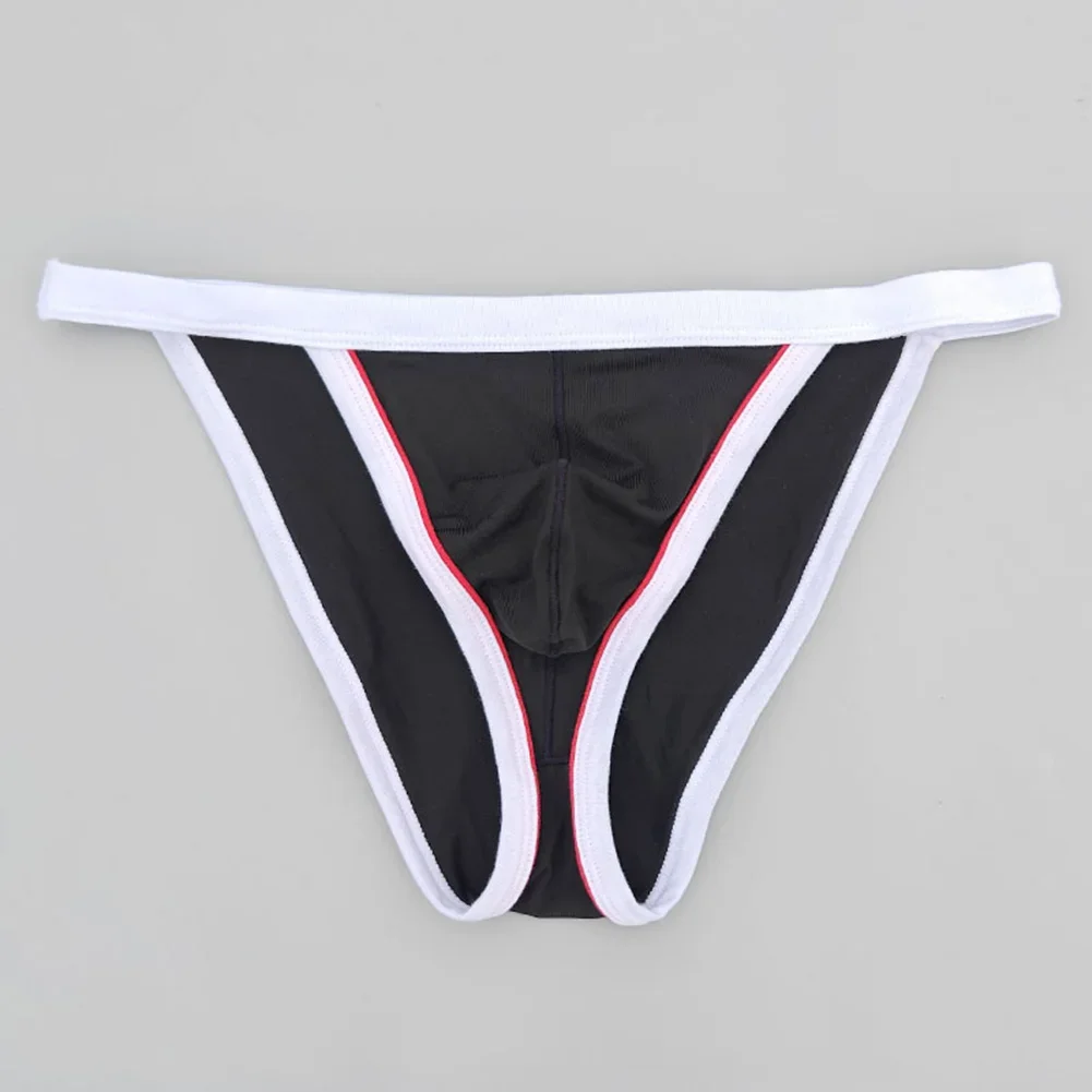 Men Sexy Underwear Low Waist Panties Comfy Breathable Shorts Briefs Bulge Pouch Underpants High Cut Lingerie Slip Homme