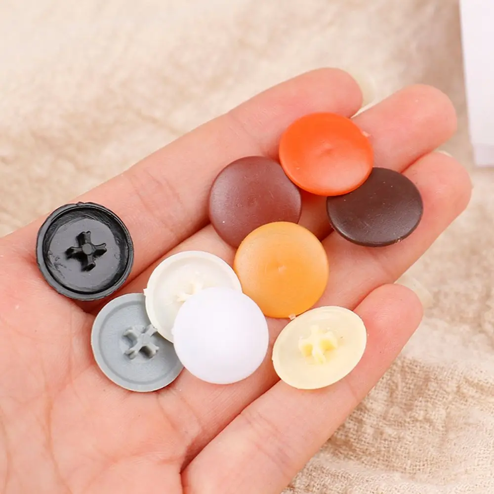 Exterior Nail Holes Hide Beautify Nuts Covers Car Home Decor Screws Fold Snap Self-tapping Snap Cap Nuts Covers Screw Lids