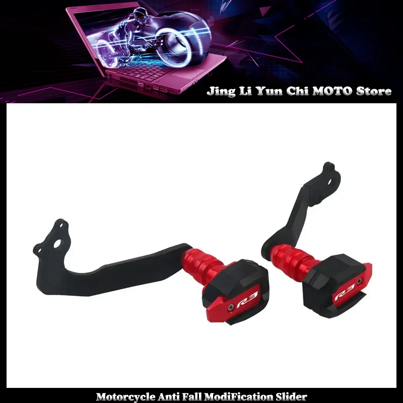 

For YAMAHA YZFR3 YZF-R3 YZF R3 2019-2023 2022 2021 Motorcycle Falling Protection Frame Slider Fairing Guard Crash Pad Protector