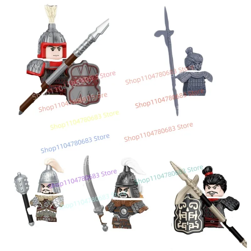 

MOC Building Blocks, Mini Medieval Soldier Figure, Armor Assembly Accessories, Ornament Model, Trendy Collectible Toy & Gift