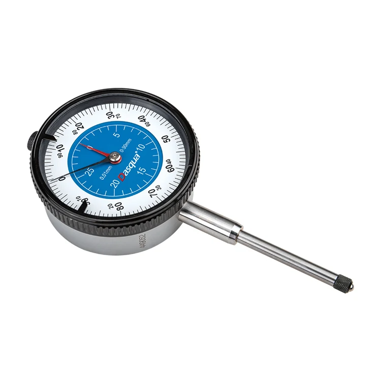 Dasqua High Quality 0-25mm Jeweled Long Stroke Measurement Dial Indicator With Larger Range