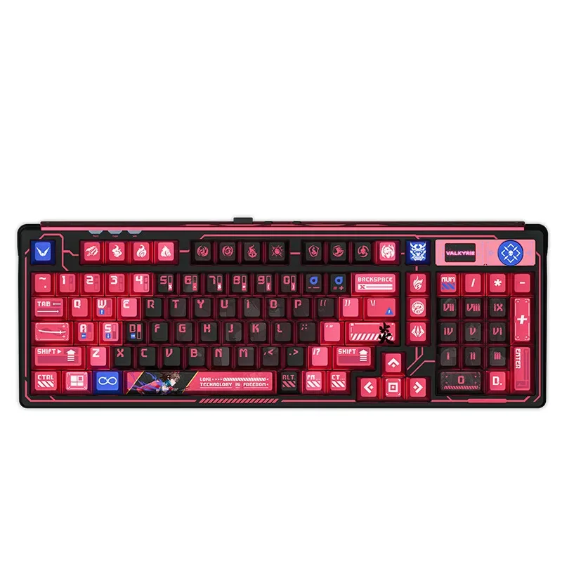 Imagem -02 - Teclado Mecânico do Jogo sem Fio Bluetooth Modos Costume Troca Quente Rgb Valkyrie-vk99