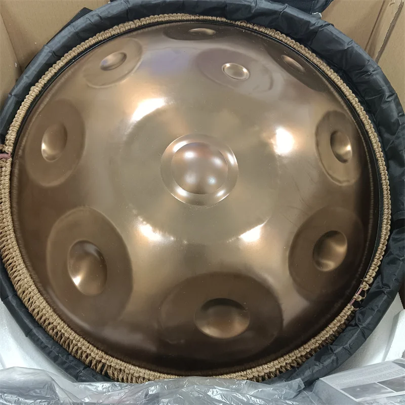 Factory High-end Ash Steel Dark Gold 22 Inch Handpan Drum