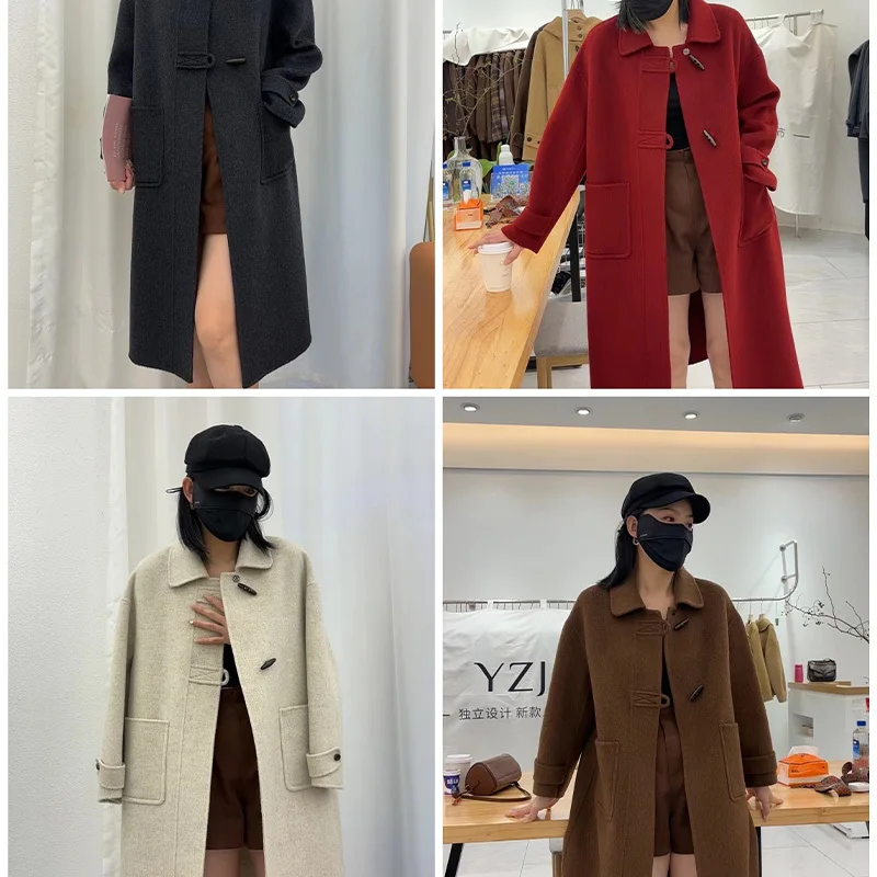 [new]Camel fur+wool coat, high quality, Miss Zhao style