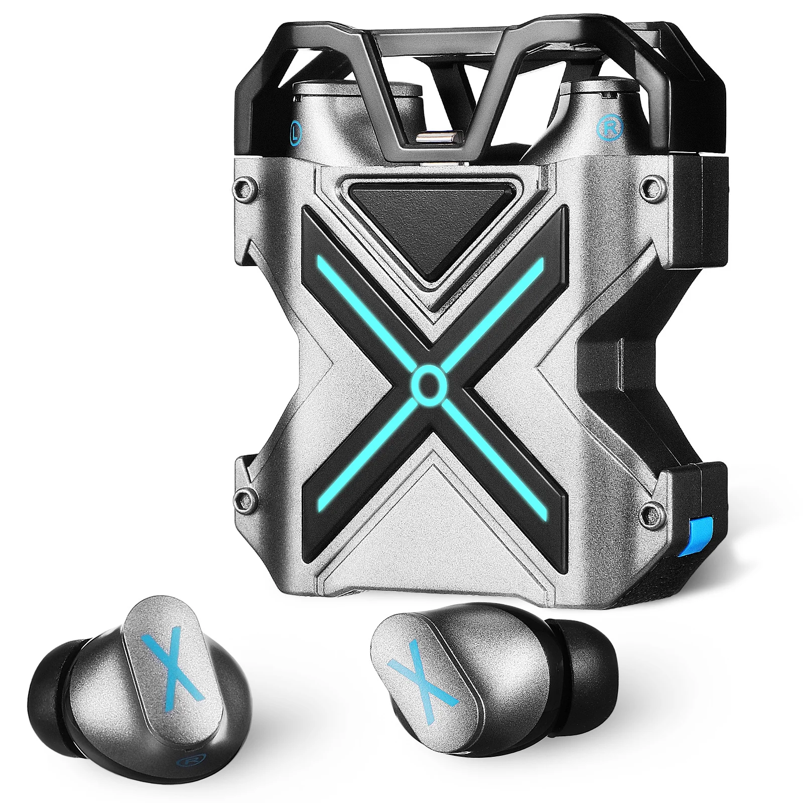 

1 Pair Earbuds Noise Cancelling Wireless In Ear Headphones Mini Earbuds For Small Ears Touch Control Gaming Zinc Alloy