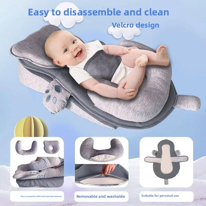 Anti Overflow Milk Choking Pillow Baby Feeding Pillow Lying Down and Feeding Baby Anti Spitting Milk Slope Pad Slope Pillow