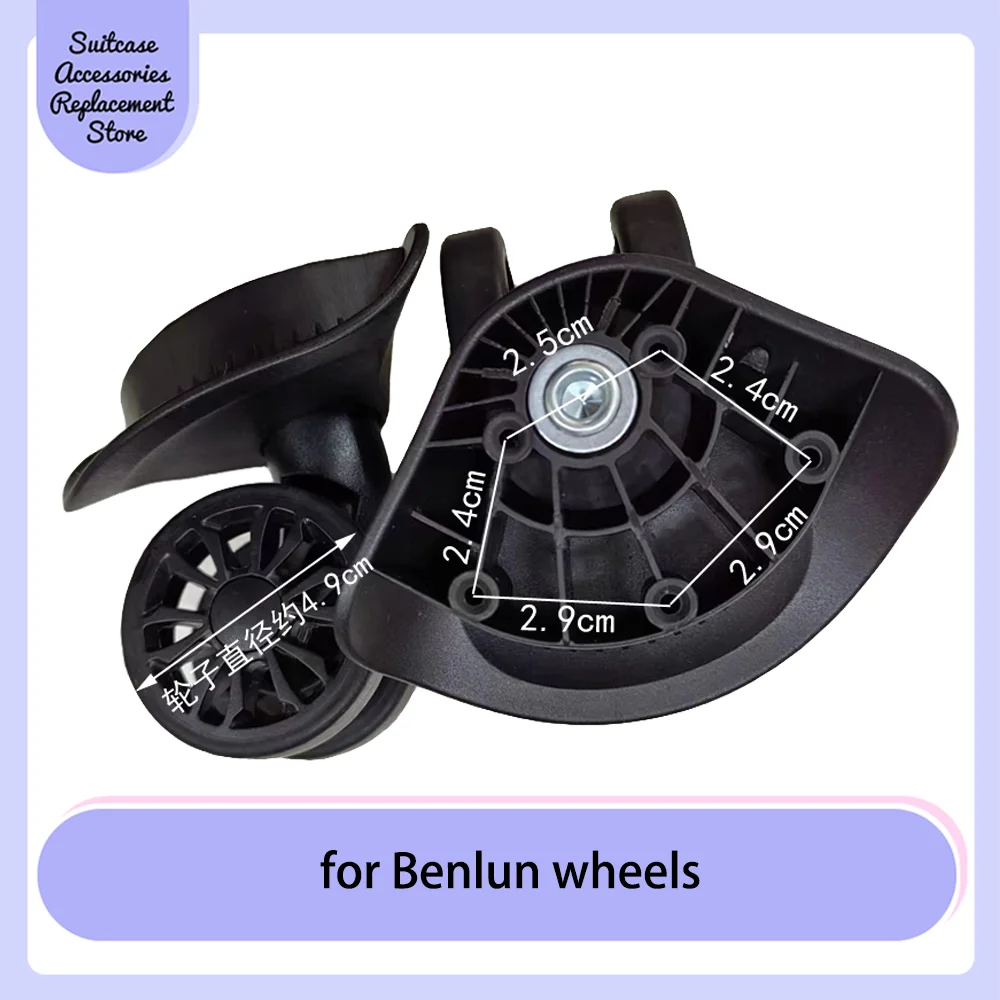 for Benlun F-43 luggage wheel replacement, wheel accessories wheel roller trolley case repair cardan wheel