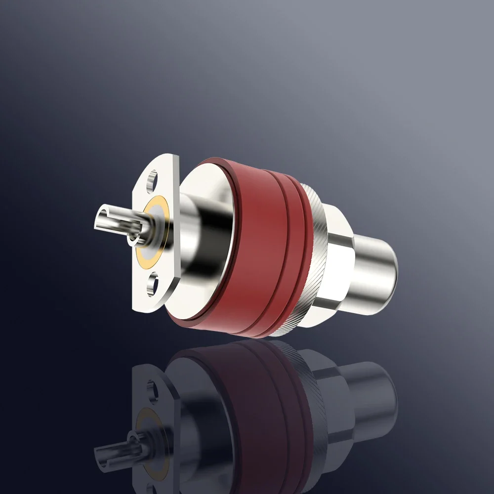 Viborg High quality Rhodium plating 99.995% pure copper Hifi  Power amplifier RCA Female sockets  4pcs