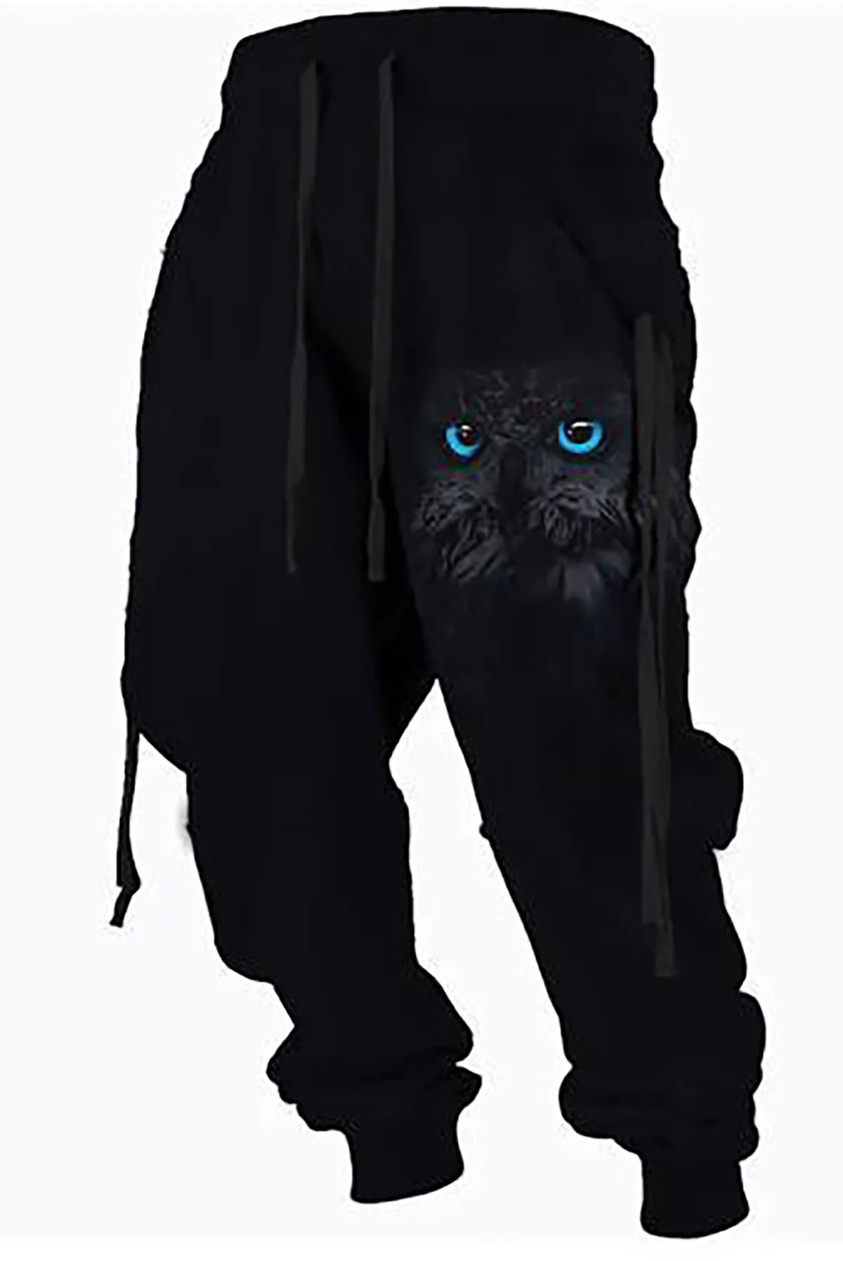 New Men Sweatpants Jogger Masculina Drawstring Elastic Waist Owl 3D Printed Comfort Breathable Sports Streetwear Designer